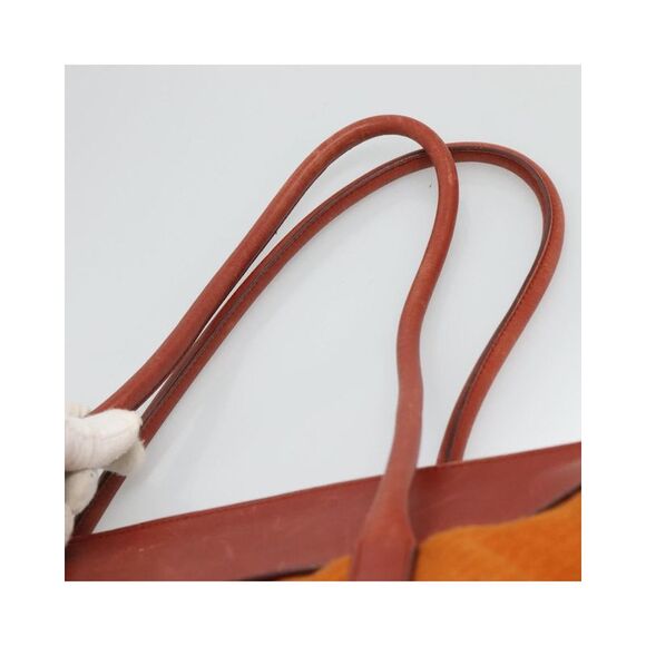 Pre Loved Prada Women Orange Tote Bags - Picture 8 of 8